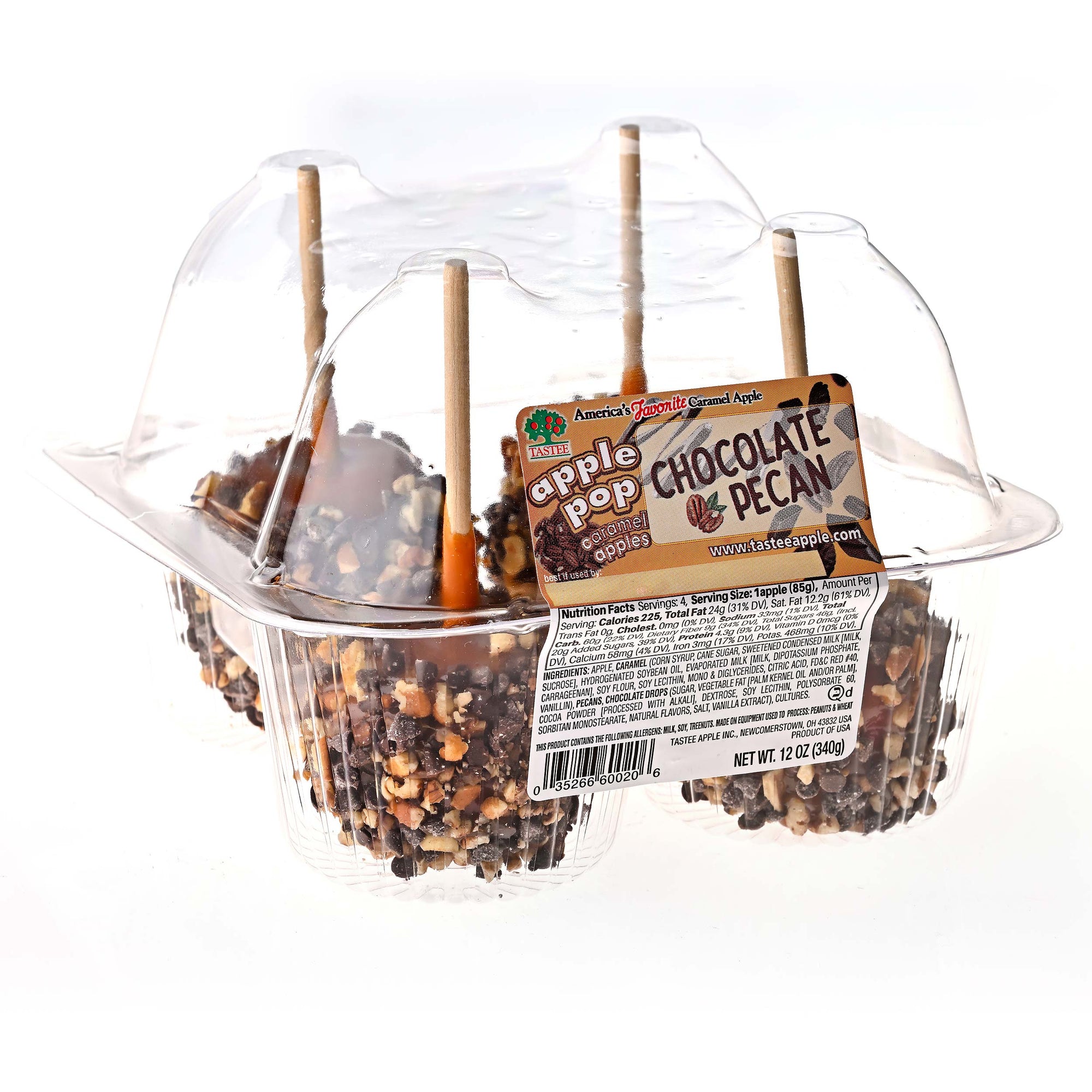 Caramel Apple Pop Chocolate Pecan 12-Pack