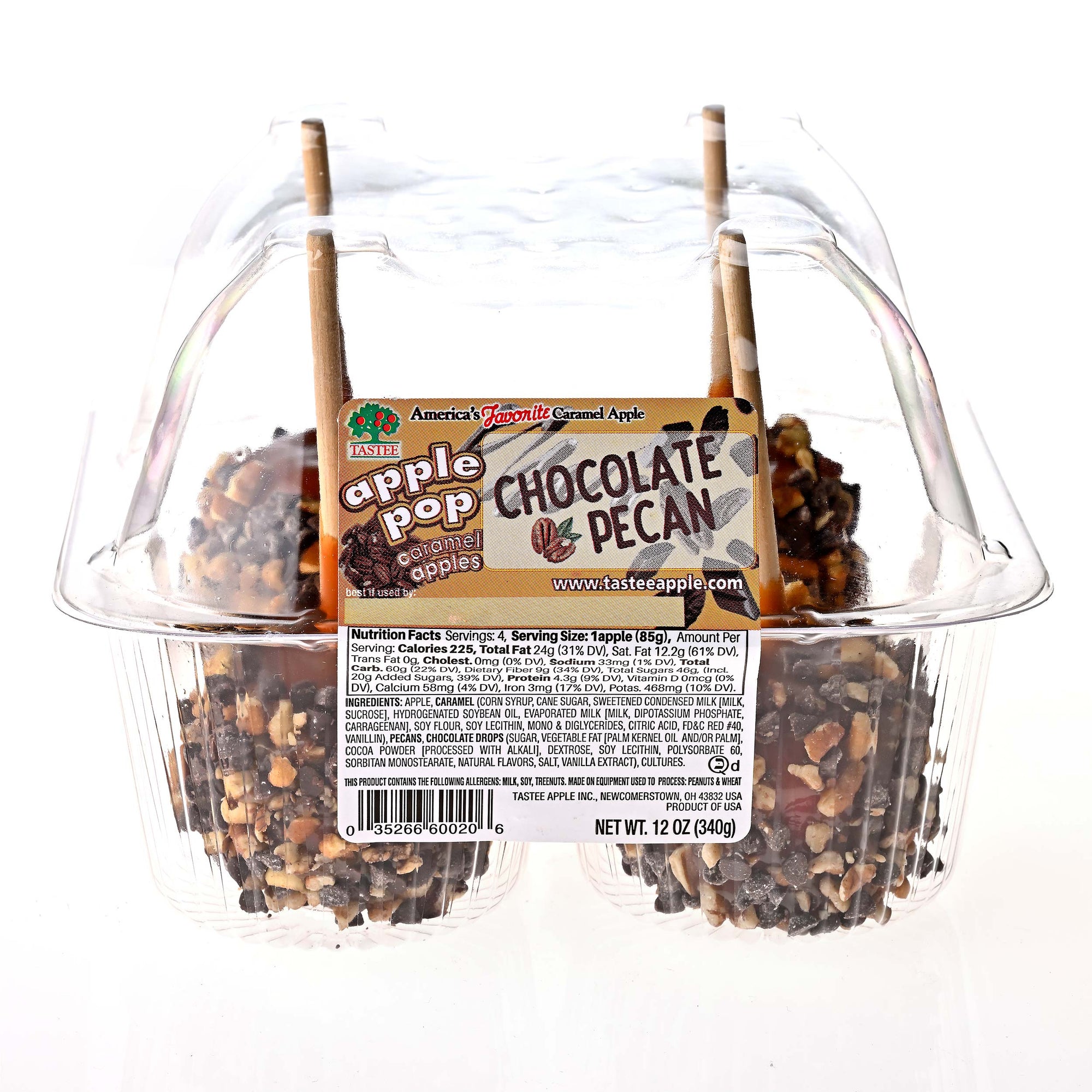 Caramel Apple Pop Chocolate Pecan 12-Pack