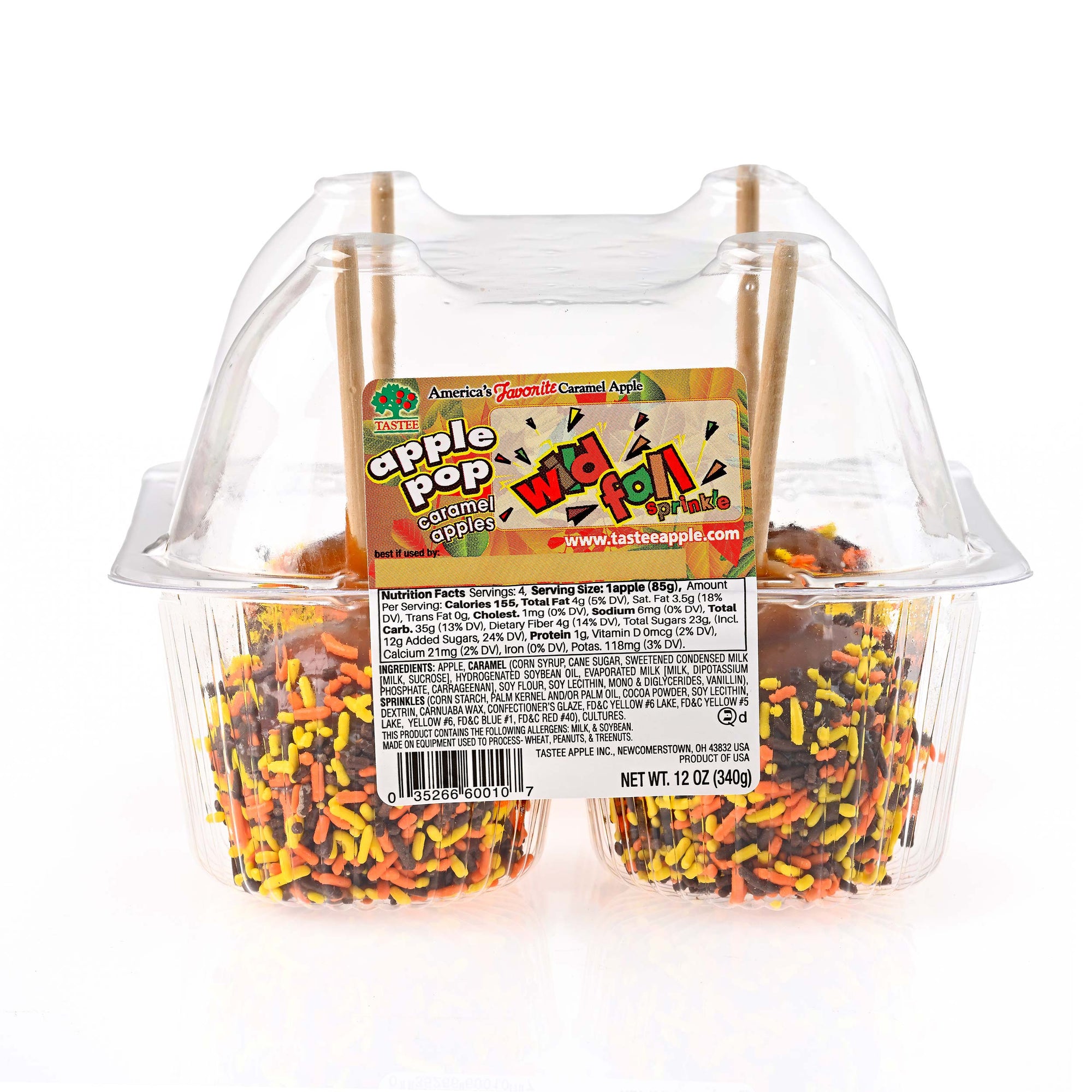 Caramel Apple Pop Wild Fall Sprinkle 12-Pack