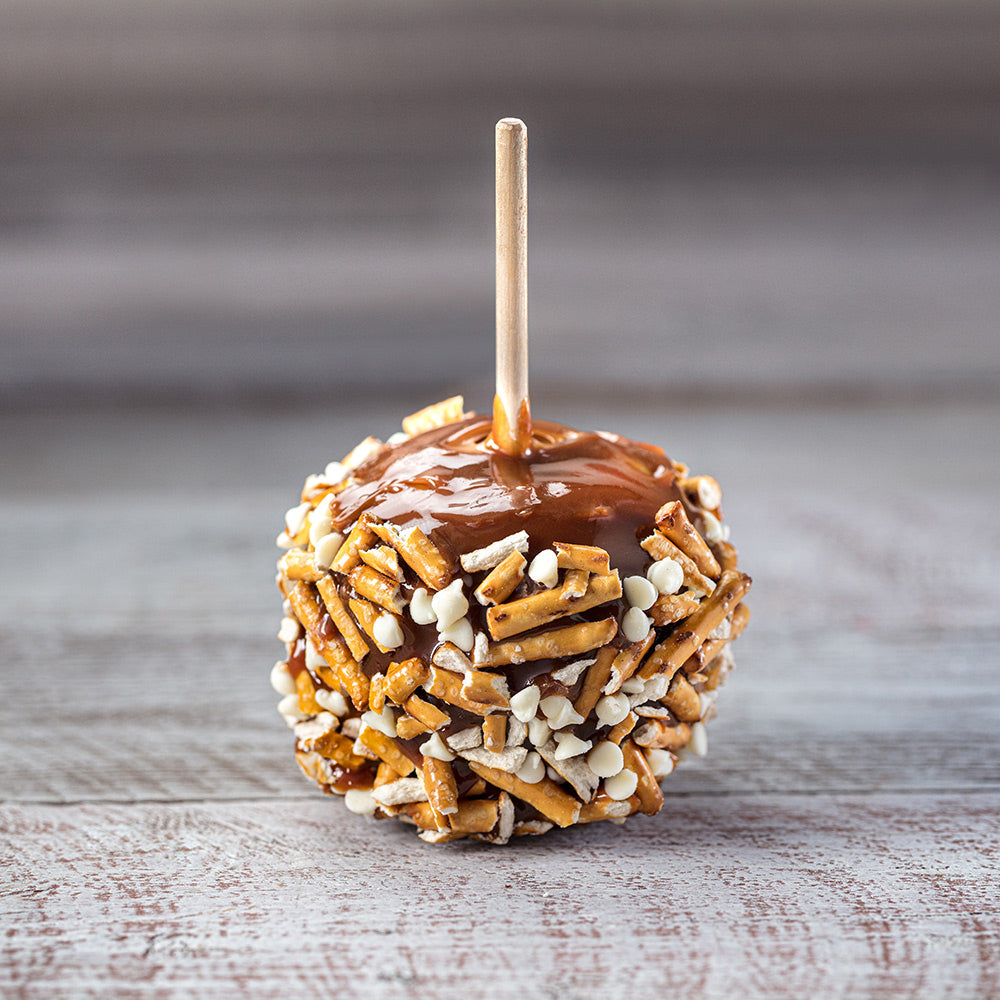White Chocolate Pretzel Apple - 4 Pack - Tastee Apple