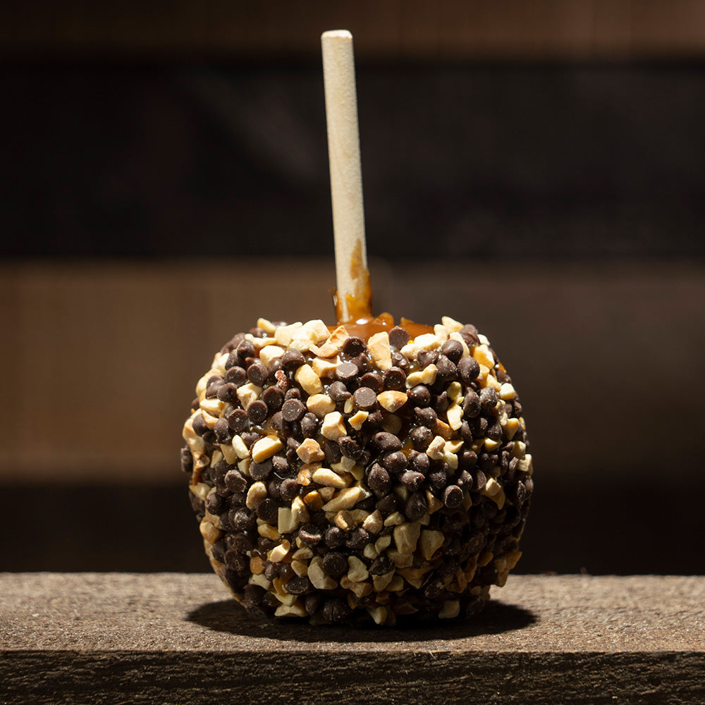Chocolate Turtle Caramel Apple